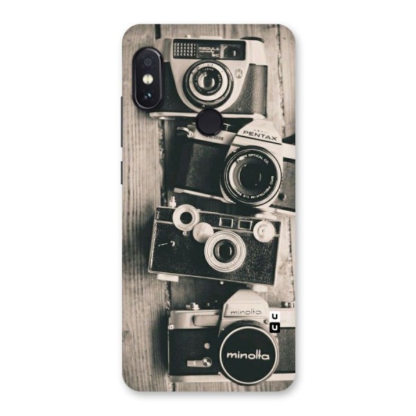 Vintage Style Shutter Back Case for Redmi Note 5 Pro