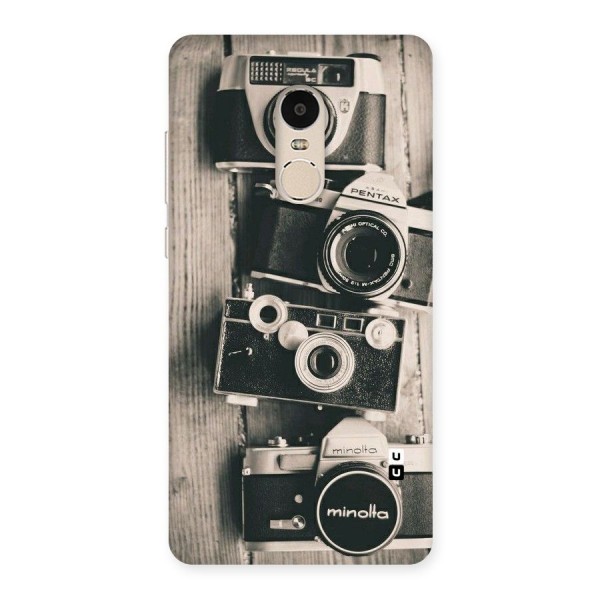 Vintage Style Shutter Back Case for Xiaomi Redmi Note 4