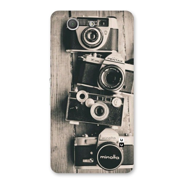 Vintage Style Shutter Back Case for Xperia Z3 Compact