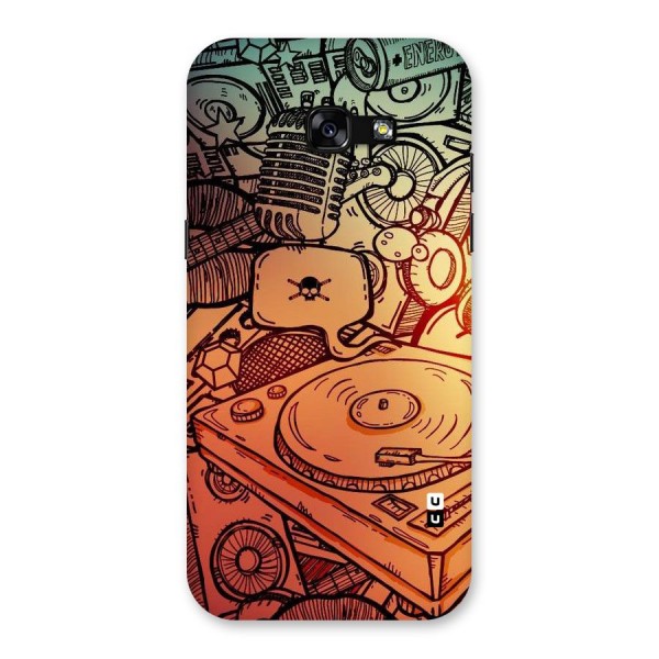 Vinyl Design Back Case for Galaxy A5 2017