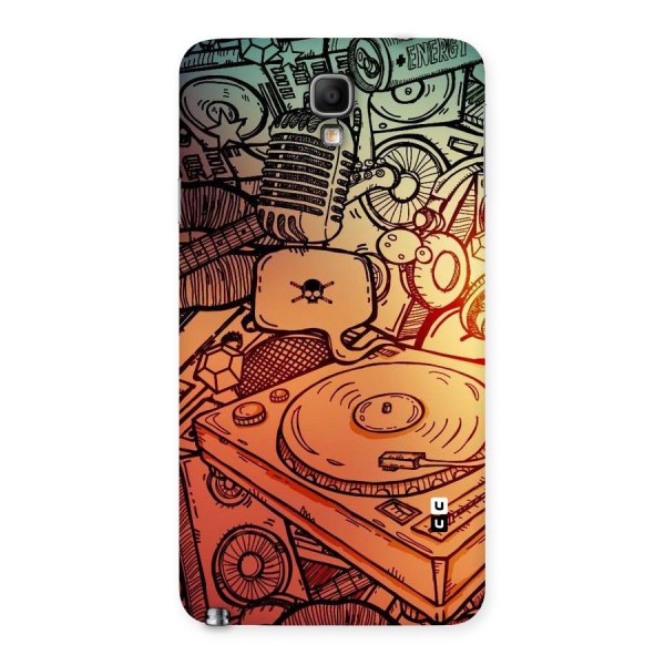 Vinyl Design Back Case for Galaxy Note 3 Neo