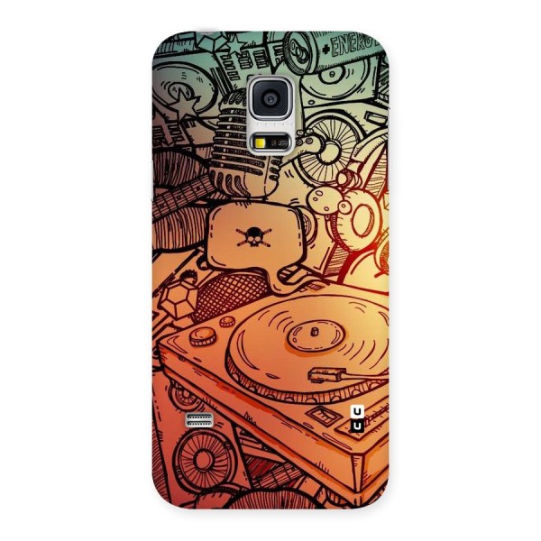 Vinyl Design Back Case for Galaxy S5 Mini