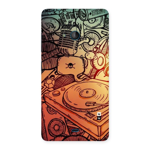 Vinyl Design Back Case for Lumia 540