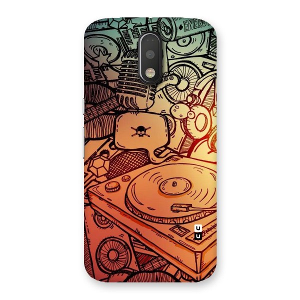 Vinyl Design Back Case for Motorola Moto G4