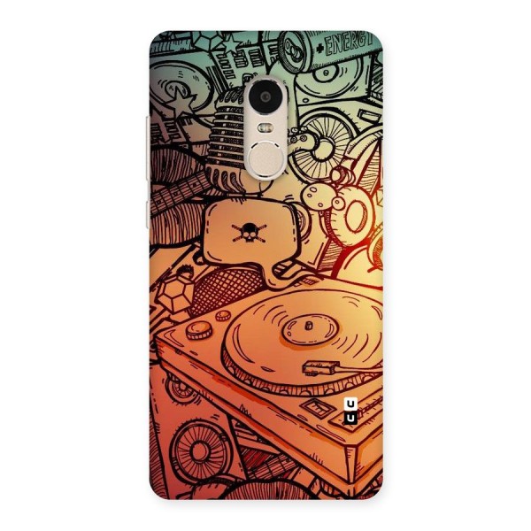 Vinyl Design Back Case for Xiaomi Redmi Note 4