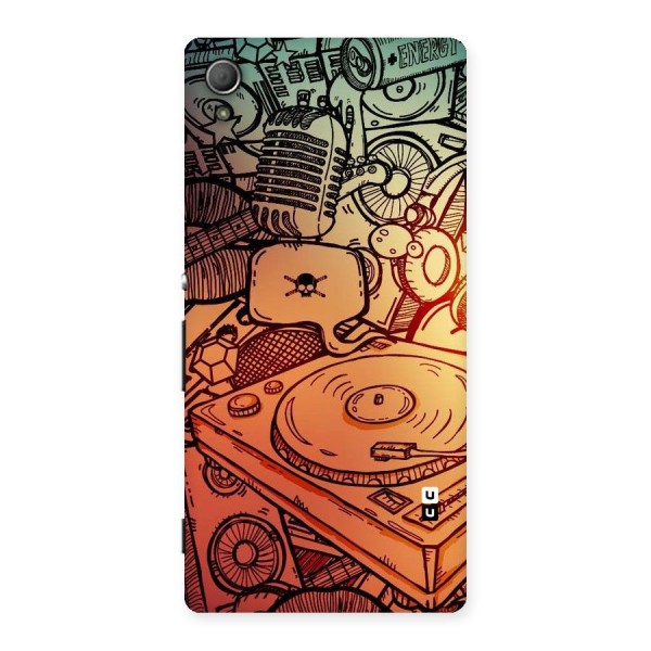 Vinyl Design Back Case for Xperia Z3 Plus
