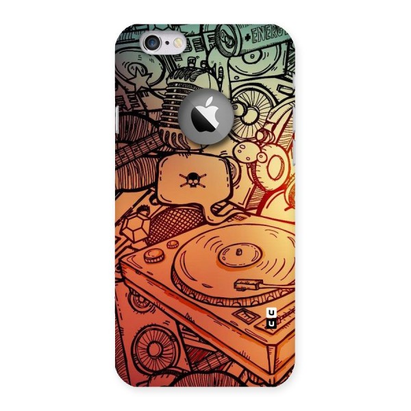 Vinyl Design Back Case for iPhone 6 Logo Cut