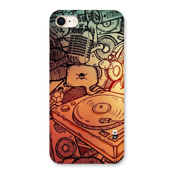 Vinyl Design Back Case for iPhone 8