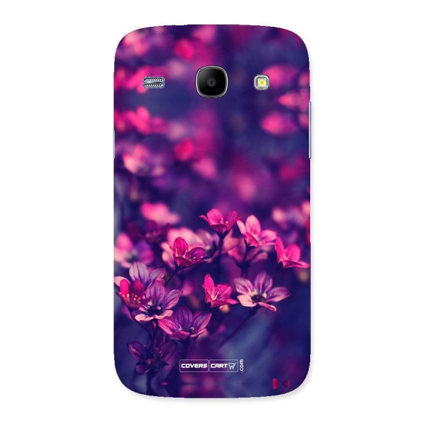 Violet Floral Back Case for Galaxy Core