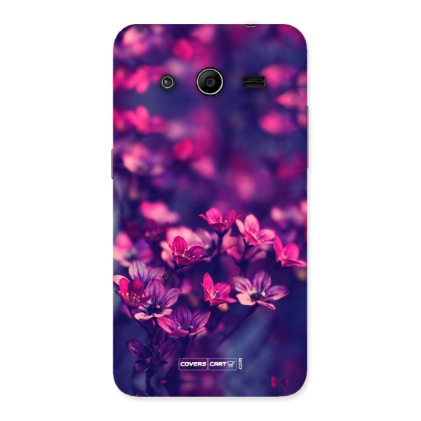 Violet Floral Back Case for Galaxy Core 2