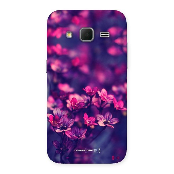 Violet Floral Back Case for Galaxy Core Prime