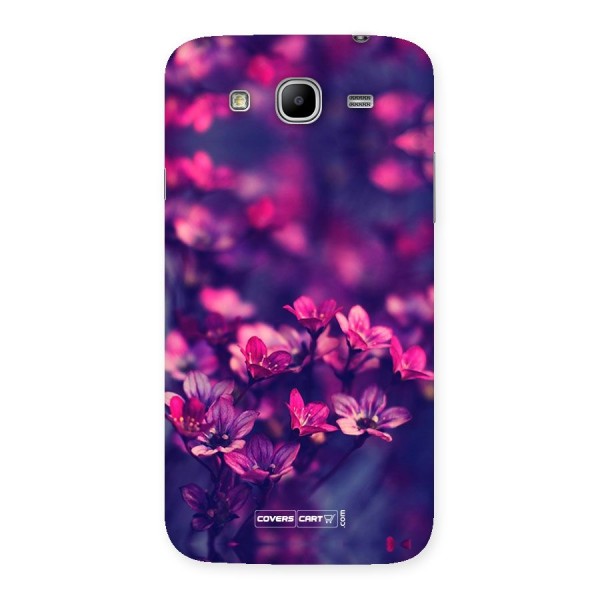 Violet Floral Back Case for Galaxy Mega 5.8