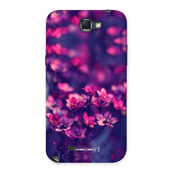Violet Floral Back Case for Galaxy Note 2