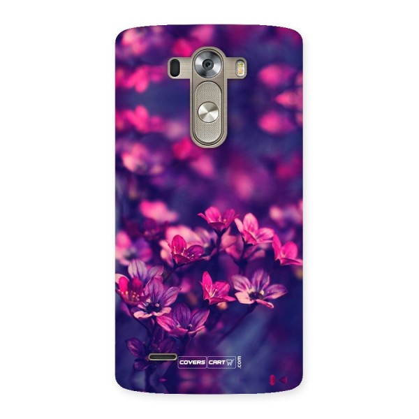 Violet Floral Back Case for LG G3