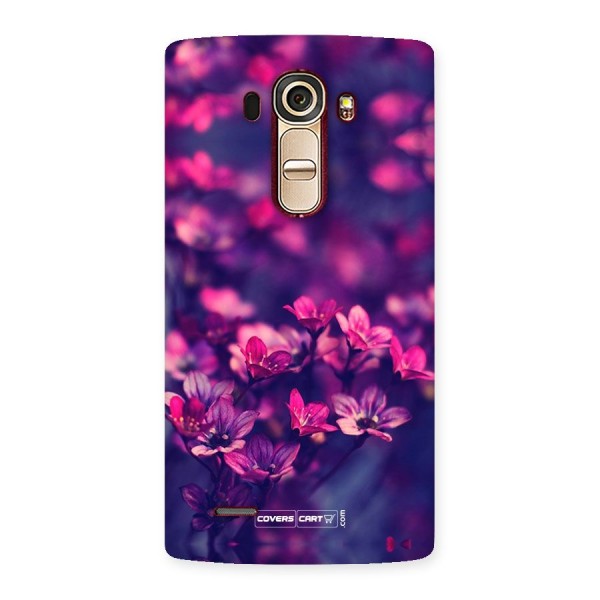 Violet Floral Back Case for LG G4