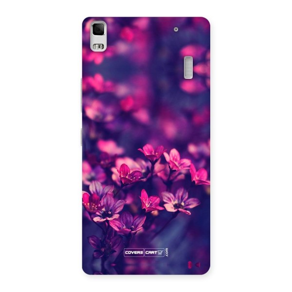 Violet Floral Back Case for Lenovo K3 Note