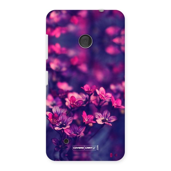 Violet Floral Back Case for Lumia 530