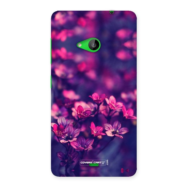 Violet Floral Back Case for Lumia 535