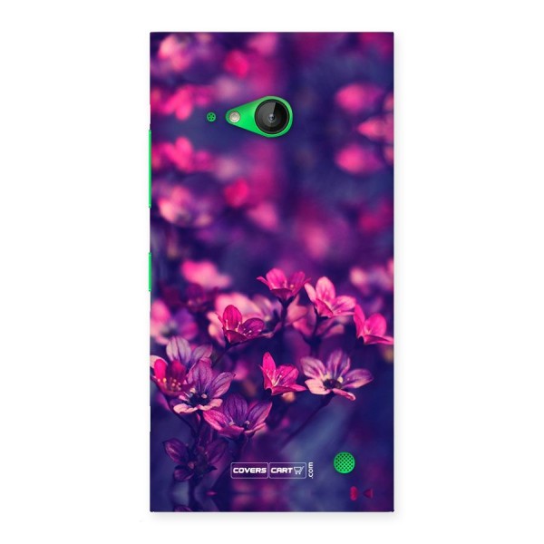 Violet Floral Back Case for Lumia 730