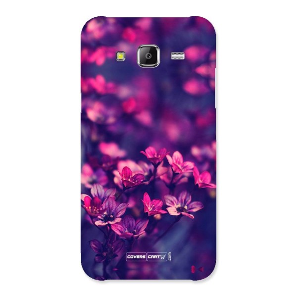 Violet Floral Back Case for Samsung Galaxy J5