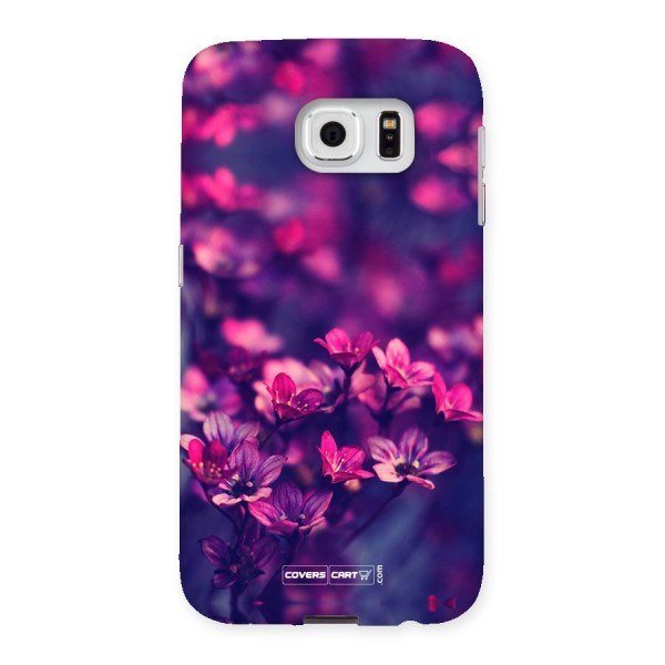 Violet Floral Back Case for Samsung Galaxy S6