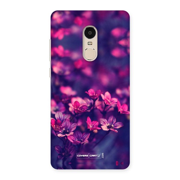 Violet Floral Back Case for Xiaomi Redmi Note 4