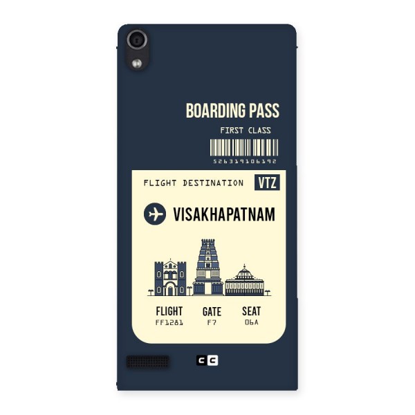 Vishakapatnam Boarding Pass Back Case for Ascend P6