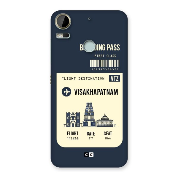 Vishakapatnam Boarding Pass Back Case for Desire 10 Pro