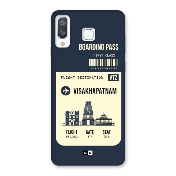Vishakapatnam Boarding Pass Back Case for Galaxy A8 Star