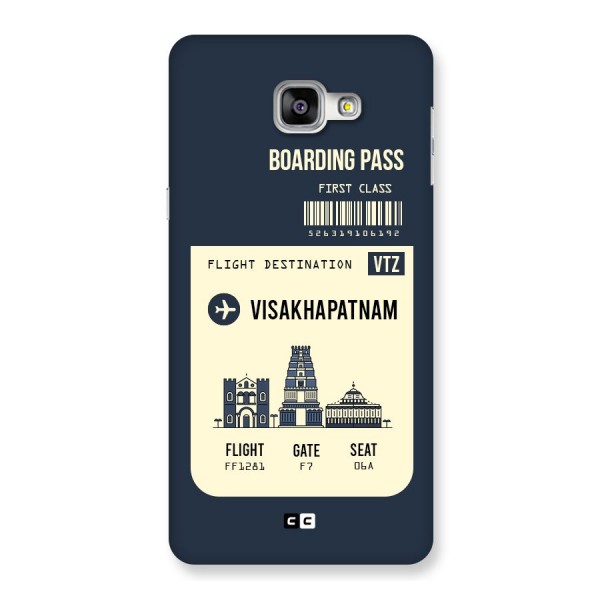 Vishakapatnam Boarding Pass Back Case for Galaxy A9