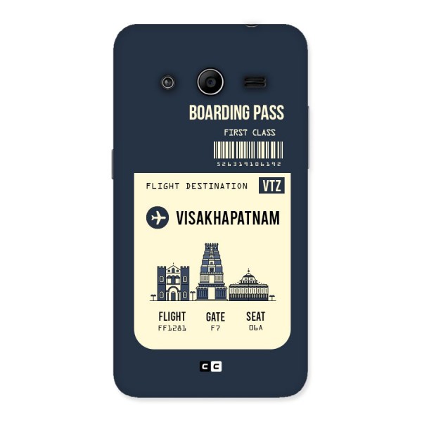 Vishakapatnam Boarding Pass Back Case for Galaxy Core 2