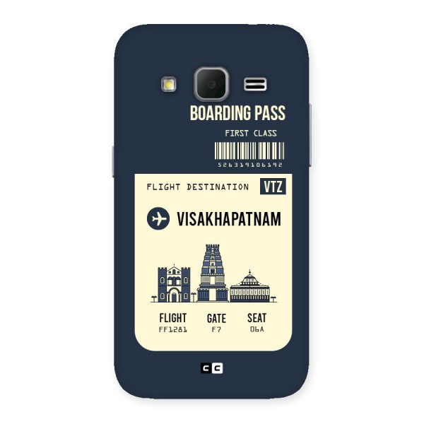 Vishakapatnam Boarding Pass Back Case for Galaxy Core Prime