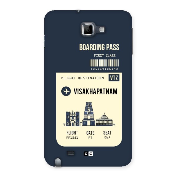 Vishakapatnam Boarding Pass Back Case for Galaxy Note