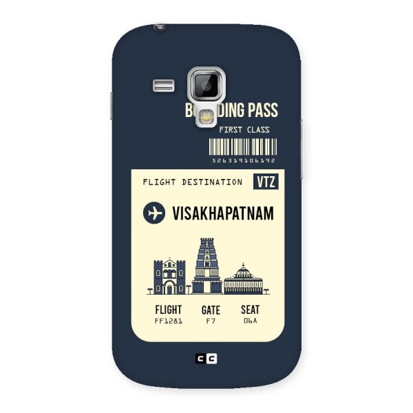 Vishakapatnam Boarding Pass Back Case for Galaxy S Duos