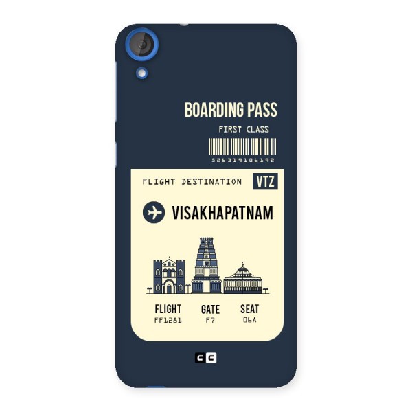Vishakapatnam Boarding Pass Back Case for HTC Desire 820