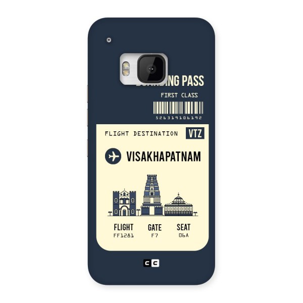 Vishakapatnam Boarding Pass Back Case for HTC One M9