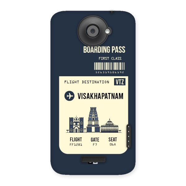 Vishakapatnam Boarding Pass Back Case for HTC One X