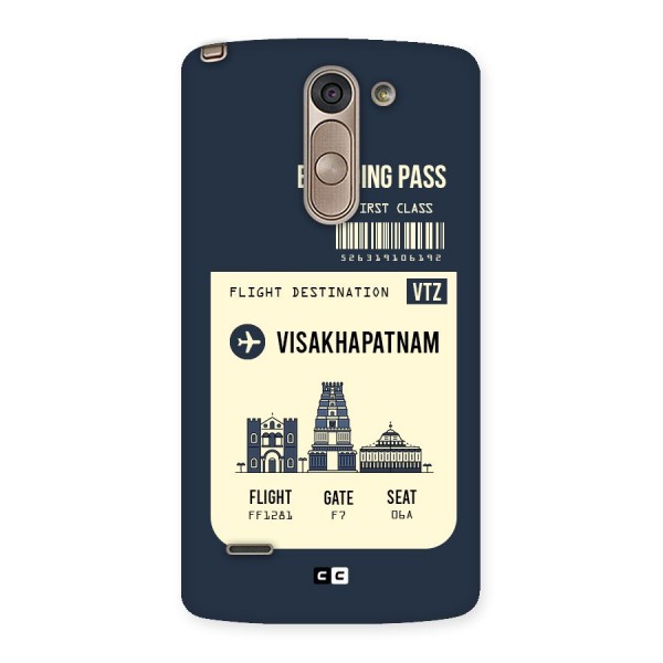 Vishakapatnam Boarding Pass Back Case for LG G3 Stylus