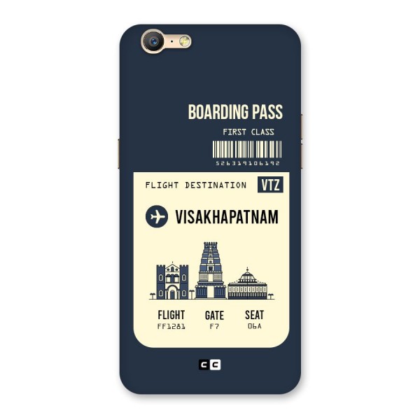 Vishakapatnam Boarding Pass Back Case for Oppo A39