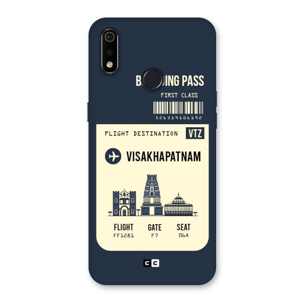 Vishakapatnam Boarding Pass Back Case for Realme 3i