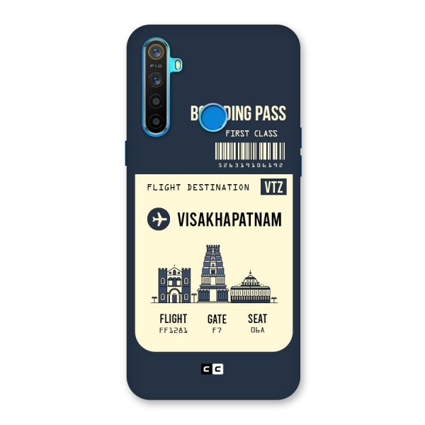 Vishakapatnam Boarding Pass Back Case for Realme 5s