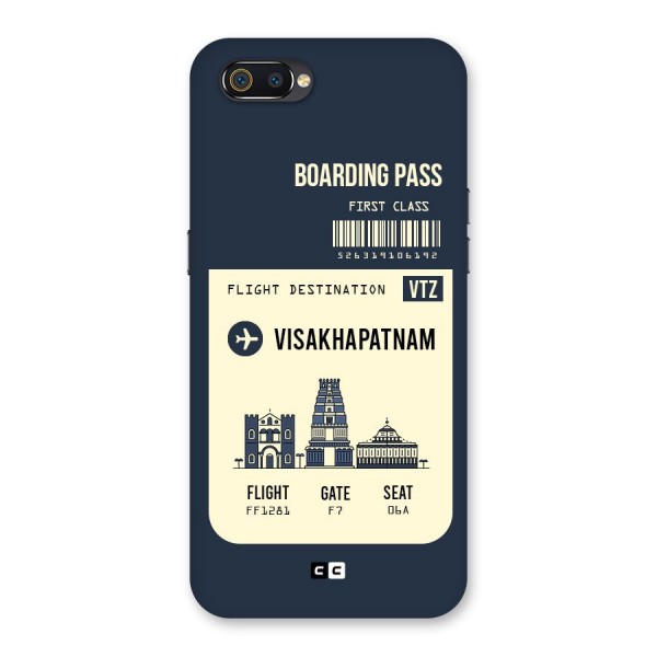 Vishakapatnam Boarding Pass Back Case for Realme C2