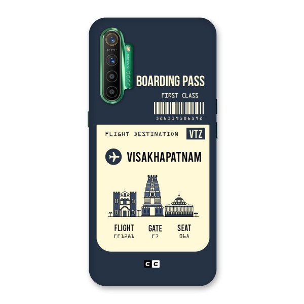 Vishakapatnam Boarding Pass Back Case for Realme X2
