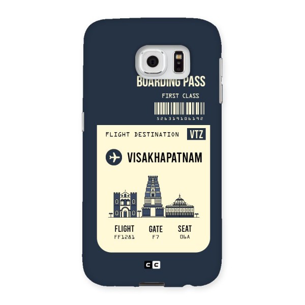Vishakapatnam Boarding Pass Back Case for Samsung Galaxy S6
