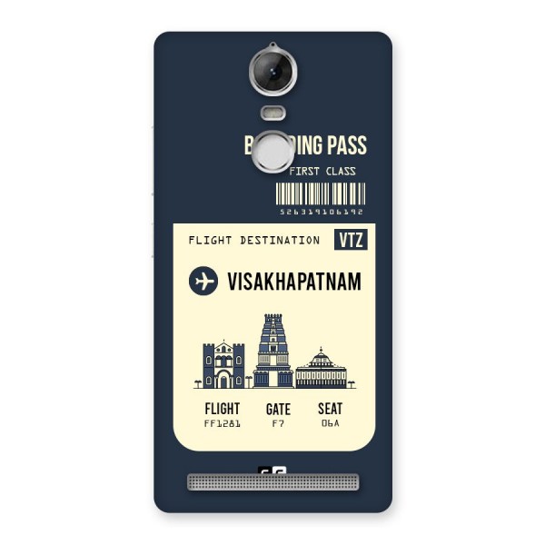 Vishakapatnam Boarding Pass Back Case for Vibe K5 Note