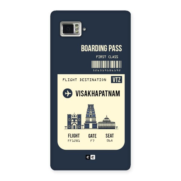Vishakapatnam Boarding Pass Back Case for Vibe Z2 Pro K920