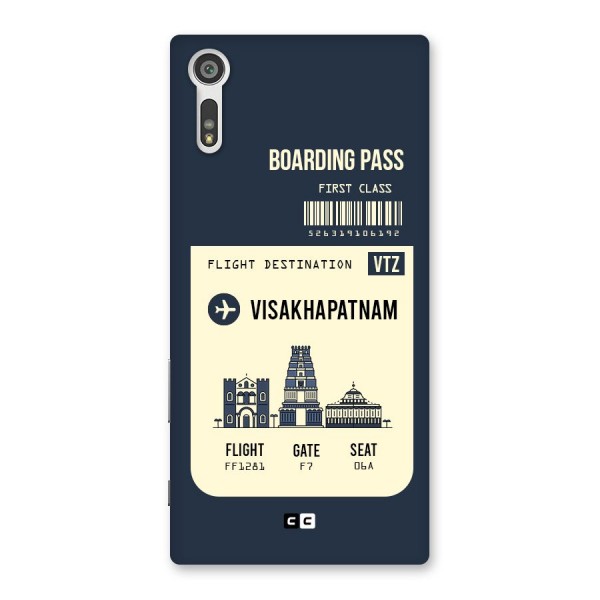 Vishakapatnam Boarding Pass Back Case for Xperia XZ