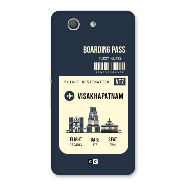 Vishakapatnam Boarding Pass Back Case for Xperia Z3 Compact