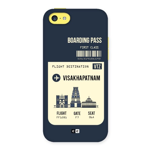 Vishakapatnam Boarding Pass Back Case for iPhone 5C