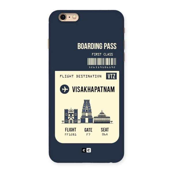 Vishakapatnam Boarding Pass Back Case for iPhone 6 Plus 6S Plus